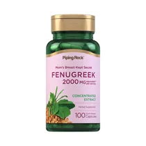 Vitamina Pipingrock Fenugreek 2000MG 100 Cápsulas