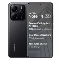 Celular Xiaomi Note 14 8/256GB 5G Preto BR