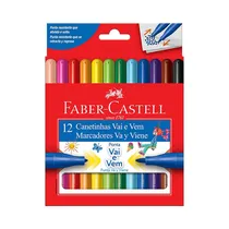 Marcador Faber Castell Punta Va Y Viene 15.0012VVZF 12 Unidades