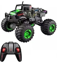 Carro de Controle Remoto 2.4 GHZ 333 Best Truck Monster 98 Crazon 333-DJ19164 - Green, Bla