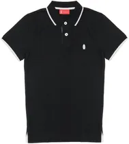 Camisa Polo Hydrant Premium PH00001 Preto/Branco - Masculina
