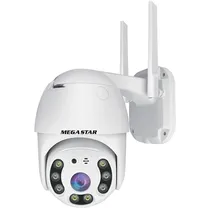 Câmera IP Megastar CA827 HD com Wi-Fi - Branca