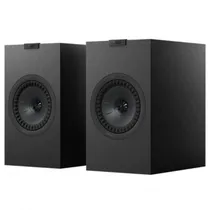 Caixa Kef Q1 Meta Bookshelf Satin Black 2 Vias