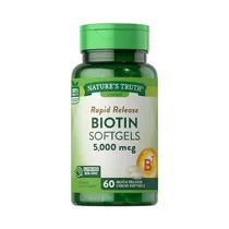 Vitaminas Nature's Truth Biotin 5000MCG 60 Softgels