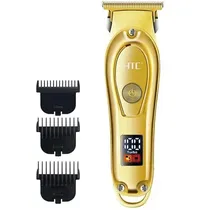 Máquina de Cortar Cabelo HTC At- 176 5 Watts Recarregável - Dourado