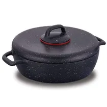 Cacerola Korkmaz A1354 com Tampa Preta 2.5L 24CM