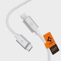 Spigen Cable PB2101 USB-C A Lightning 1.2M ACA04193 White