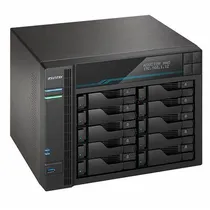 Servidor Nas Asustor AS6510T QC2.1/ 10BAY/ 8GB/ 2 M.2/ 4-Gblan/ 2USB3.2