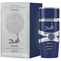 Perfume Masculino Lattafa Asad Zanzibar Blue Limited Edition Edp 100 ML
