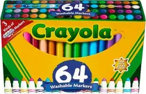 Marcador Crayola Washable Markers Variety Pack 58-8180 (64 Unidades)