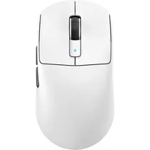Mouse Gamer Sem Fio Attack Shark R6 PAW-3950, Trimodo USB-C BT 2.4GHZ White