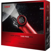 Voyager Cortador de Pelo V-001 LED USB Recargable Rojo