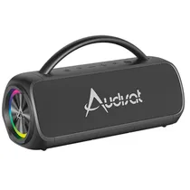 Speaker Audisat X60 Power / 600W / 4000MAH / Bluetooth / Aux / USB - Preto