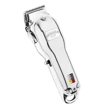 Maquina de Cortar Cabelo Wmark NG-2020B Profissional Sem Fio / 5800RPM / 2500MAH / Recarregável - Silver