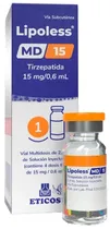 Lipoless 15 Tirzepatida 15MG/0,6ML (1 Frasco com Solução Injetável)