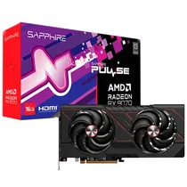 Placa de Vídeo Sapphire Pulse AMD Radeon RX9070, 16GB GDDR6 2520MHZ 256BIT, Dual-Fan, FSR, DP, HDMI, 88-2E490-100SA, 11349-03-20G