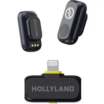 Microfone Sem Fio Hollyland Lark A1 Mini Duo Lightning - Preto