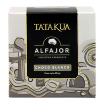 Alfajor Tatakua Recheado Doce de Leite Cobertura Chocolate Branco 80G