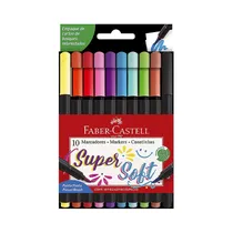 Marcador Faber Castell Super Soft Brush 556011 10 Unidades