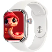 Relogio Inteligente Smartwatch Microwear Watch Ai 11 / 49MM / 5G / Sim Card / Wifi / Bluetooth / Chat GPT / Play Store / Camera / Chamada de Video / Audio / 4 Pulseiras - Cinza