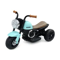 Motocicleta Elétrica Infantil Blazer Cor Azul Céu Mod 784