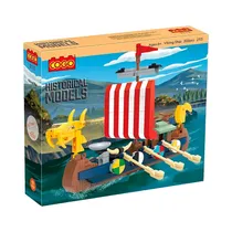 Cogo Bloques Cogo Barco Vikingo 302 Pzas Plastico 6+ Años Multicolor