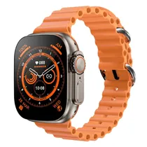 Relogio Smartwatch Wearfit GS8+ Ultra com Bluetooth - Laranja