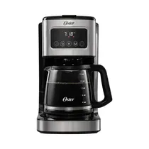 Cafetera de Filtro Oster BVSTDC4403-053 12 Tazas 220V Negro - Plata