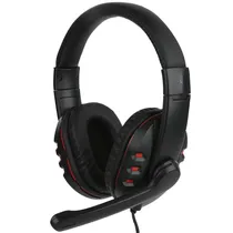 Fone de Ouvido Vivitar Lvlup LU731-RED-STK-6 Jack 3.5MM - Preto/Vermelho