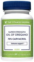 The Vitamin Shoppe Super Strength Oil Of Oregano 70% Carvacrol (60 Cápsulas)