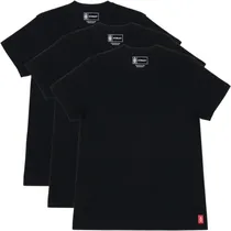 Camiseta Hydrant TH00001 Preta - Masculina (3 Unidades)