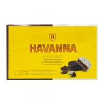 Alfajor Havanna Misto Cobertura Chocolate Branco e Chocolate Preto com Recheio de Doce de Leite 12 X 55G