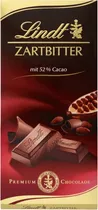 Chocolate Lindt Zartbitter Mit 52% Cacao - 100G