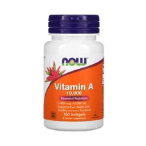 Suplemento Now Sports Vitamin A-10000 100 Cápsulas