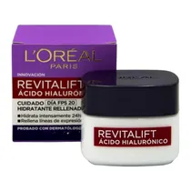 Creme Facial Antirrugas Loreal Revitalift com Ácido Hialuronico Dia 50ML