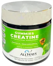 Allways Health Creatina Maçã Verde (60 Gummies)