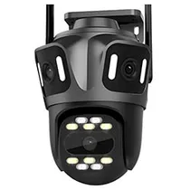 Câmera de Segurança Mannatech SWD2383-P15 Smart Wi-Fi / 360° - Preto