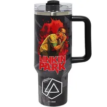 Copo Térmico Weedoo de 1.2 Litros - Linkin Park (Preto)