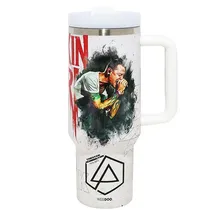 Copo Térmico Weedoo de 1.2 Litros - Linkin Park (Branco)
