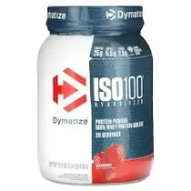 Dymatize Whey Whey Iso 100 Strawerry 610G Plastico s/C