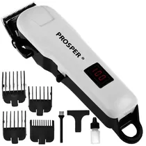 Máquina de Cortar Cabelo Prosper P-1900 Recarregável - Preta/Branca