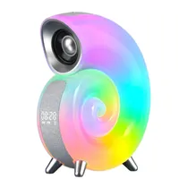 Lampada LED Speaker Blulory Conch Music Light N70 5V / 2A / 6W / Recarregável / 2000MAH - Cinza