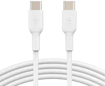 Cabo Belkin CAB003BT1MWH USB-C para USB-C 1M - Branco