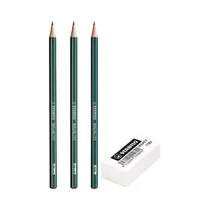 Lápiz de Dibujo Stabilo Othello 282 3 Unidades + Borrador 2490