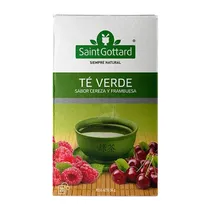 Chá Saint Gottard Verde Cereja e Amora com 20 Saquinhos