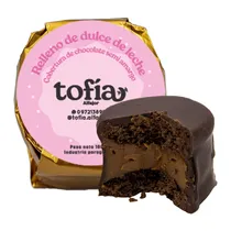 Alfajor Tofia Artesanal Preto Recheio Doce de Leite 100G