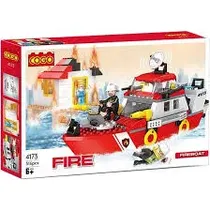 Cogo Bloques Cogo Serie Bomberos 316PZAS (Consig) Plastico 6+ Años Multicolor