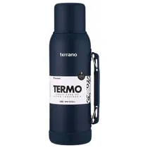 Garrafa Térmica Premiun Terrano - 1L - com Bico e Alça Móvel - Azul