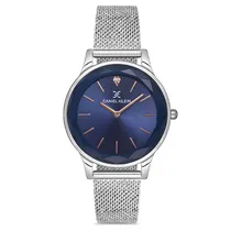 Relógio Analógico Feminino Daniel Klein DK.1.12678-2 Premium Ladies / Pulseira de Aço Inoxidável - Prata