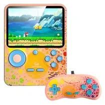 Console Portátil Game Box G6 Power Bank 666 Jogos - Rosa